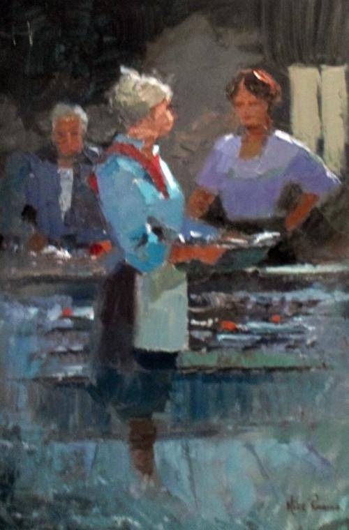 Mike Parsons - Fishmonger - Investment art at its best!! Bid now!!